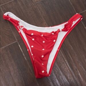 Red Women's Swim Bottom